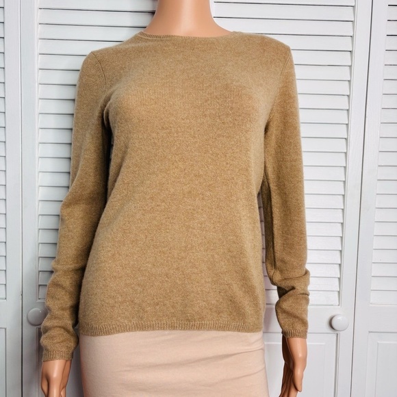 CHARTER CLUB Cashmere Luxury Sweater in Tan Size Small - Picture 1 of 7